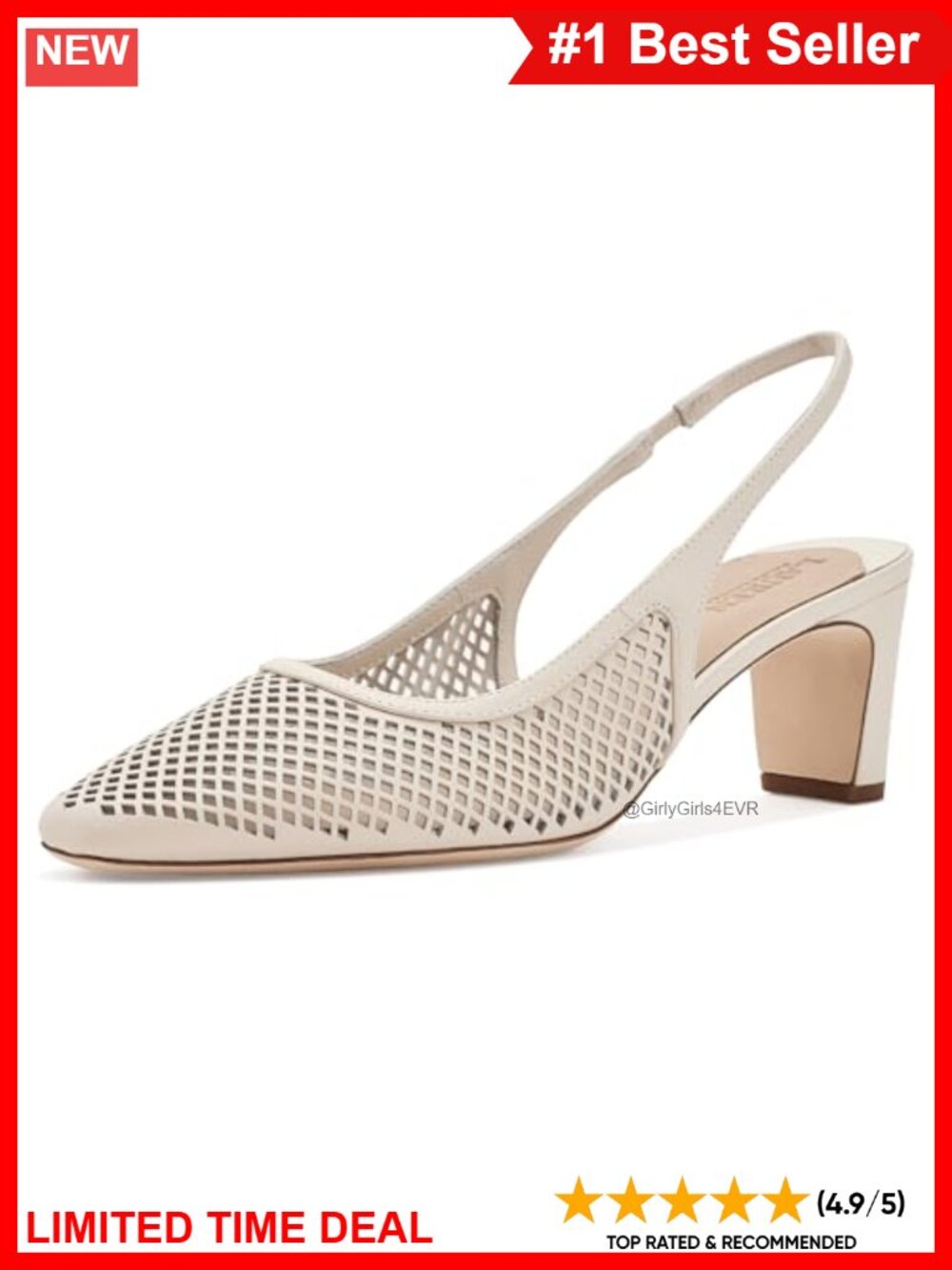 Lauren Ralph Lauren Klaire Perforated Leather Slingback Pumps